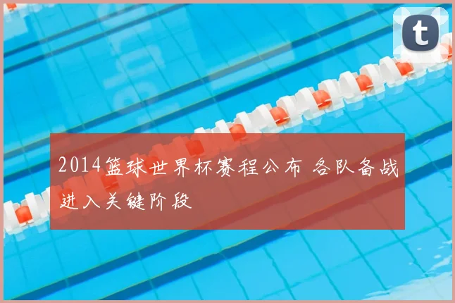 2014篮球世界杯赛程公布 各队备战进入关键阶段
