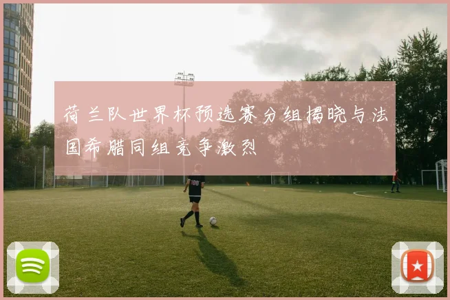 荷兰队世界杯预选赛分组揭晓与法国希腊同组竞争激烈
